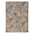 Nourison Home Garden Oasis 5' x 7' Fabric Mocha Area Rug