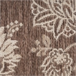 Nourison Home Garden Oasis 5' x 7' Fabric Mocha Area Rug