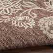 Nourison Home Garden Oasis 5' x 7' Fabric Mocha Area Rug