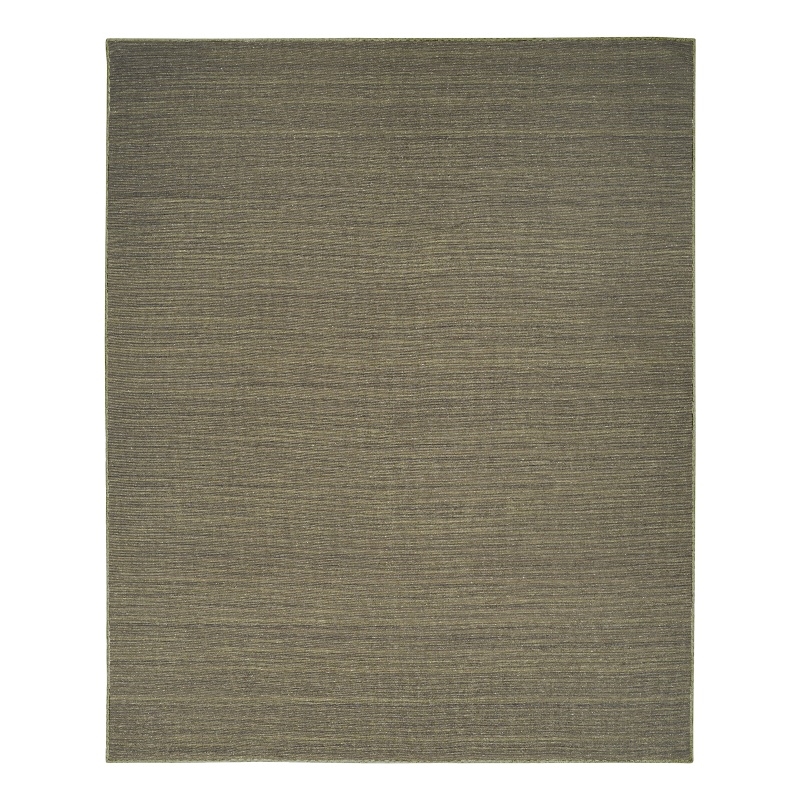 Nourison Home Washable Essentials 6' x 9' Fabric Green Area Rug