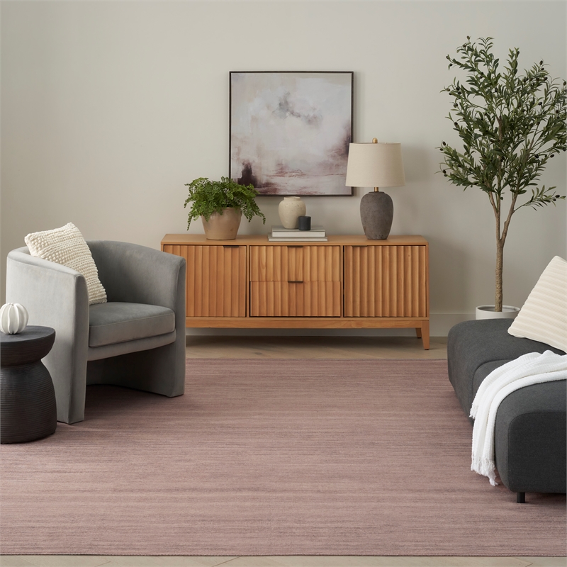 Nourison Home Washable Essentials 6' x 9' Fabric Natural Area Rug