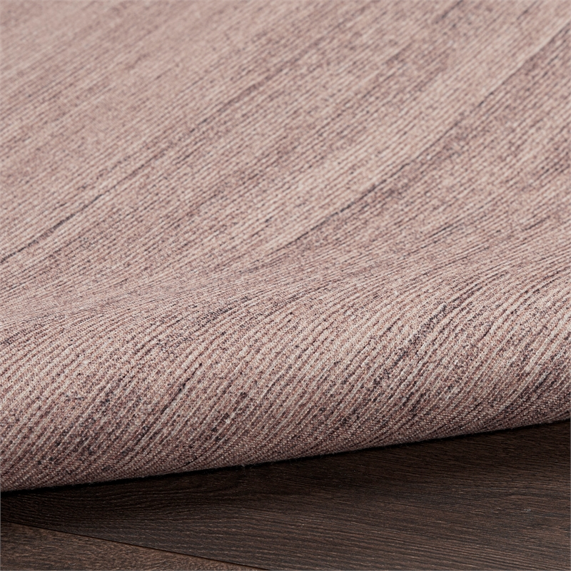 Nourison Home Washable Essentials 8' Runner Fabric Natural Area Rug