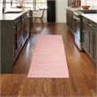 Nourison Home Washable Essentials 8' Runner Fabric Pink Area Rug