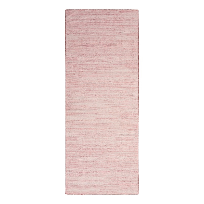Nourison Home Washable Essentials 8' Runner Fabric Pink Area Rug