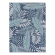 Nourison Home Garden Oasis 4' x 6' Fabric Navy Area Rug