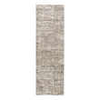 Nourison Home Eco-Friendly 8' Runner Fabric Ivory Mocha Area Rug
