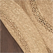 Nourison Home Natural Seagrass 8' x Round Fabric Natural Area Rug