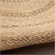 Nourison Home Natural Seagrass 8' x Round Fabric Natural Area Rug