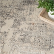 Nourison Home Eco-Friendly 6' x 9' Fabric Beige Grey Area Rug