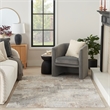 Nourison Home Eco-Friendly 6' x 9' Fabric Beige Grey Area Rug