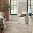Nourison Home Eco-Friendly 6' x 9' Fabric Ivory Mocha Area Rug
