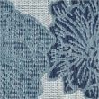 Nourison Home Garden Oasis 4' x 6' Fabric Blue Area Rug
