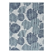 Nourison Home Garden Oasis 4' x 6' Fabric Blue Area Rug