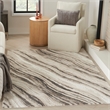 Nourison Home Eco-Friendly 5' x 7' Fabric Beige Grey Area Rug
