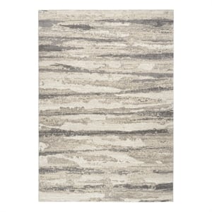 Nourison Home Eco-Friendly 5' x 7' Fabric Ivory Multicolor Area Rug