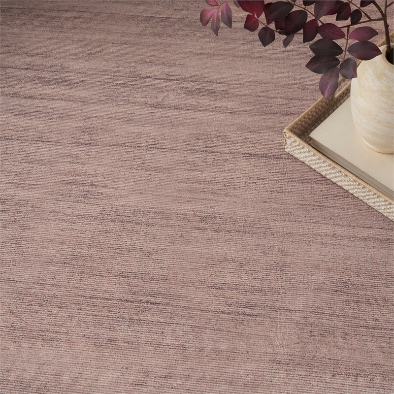 Nourison Home Washable Essentials 9' x 12' Fabric Area Rug in Natural