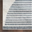 Nourison Home Astra Machine Washable 6' Runner Fabric Ivory Blue Area Rug