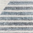 Nourison Home Astra Machine Washable 6' Runner Fabric Ivory Blue Area Rug