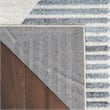 Nourison Home Astra Machine Washable 6' Runner Fabric Ivory Blue Area Rug