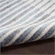 Nourison Home Astra Machine Washable 6' Runner Fabric Ivory Blue Area Rug