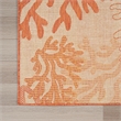 Nourison Home Garden Oasis 4' x 6' Fabric Coral Area Rug