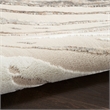 Nourison Home Eco-Friendly 9' x 12' Fabric Beige Grey Area Rug