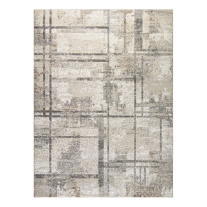 Nourison Home Eco-Friendly 9' x 12' Fabric Ivory Multicolor Area Rug