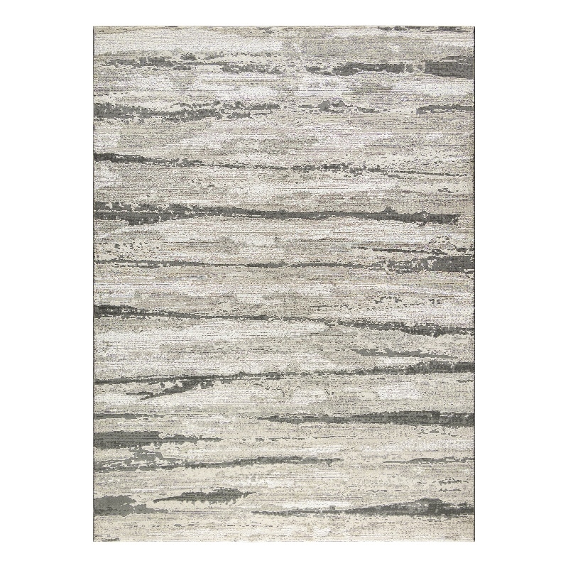 Nourison Home Eco-Friendly 9' x 12' Fabric Ivory Multicolor Area Rug