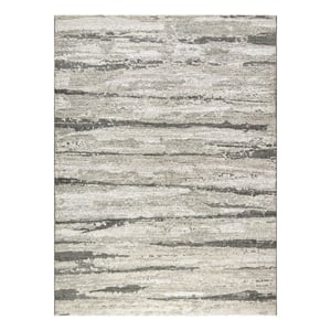 Nourison Home Eco-Friendly 9' x 12' Fabric Ivory Multicolor Area Rug