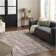 Nourison Home Eco-Friendly 9' x 12' Fabric Ivory Mocha Area Rug
