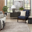 Nourison Home Eco-Friendly 5' x 7' Fabric Ivory Grey Area Rug