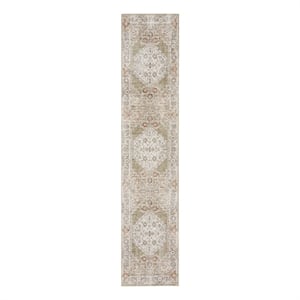 Nourison Home Astra Machine Washable 6' Runner Fabric Sage Multicolor Area Rug