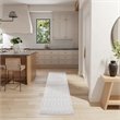Nourison Home Astra Machine Washable 6' Runner Fabric Ivory Area Rug