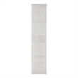 Nourison Home Astra Machine Washable 6' Runner Fabric Ivory Area Rug
