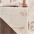 Nourison Concerto 9' x 12' Ivory Rust Fabric Modern Area Rug (9' x 12')