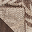 Nourison Home Garden Oasis 6' x 9' Fabric Mocha Area Rug