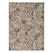 Nourison Home Garden Oasis 6' x 9' Fabric Mocha Area Rug