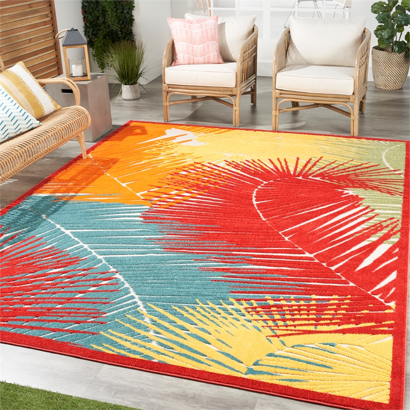 Nourison Home Aloha 8' x 10' Fabric Multicolor Area Rug