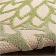 Nourison Aloha 5' x 8' Ivory Green Fabric Tropical Area Rug (5' x 8')