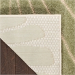 Nourison Aloha 6' x 9' Green Yellow Fabric Outdoor Area Rug (6' x 9')