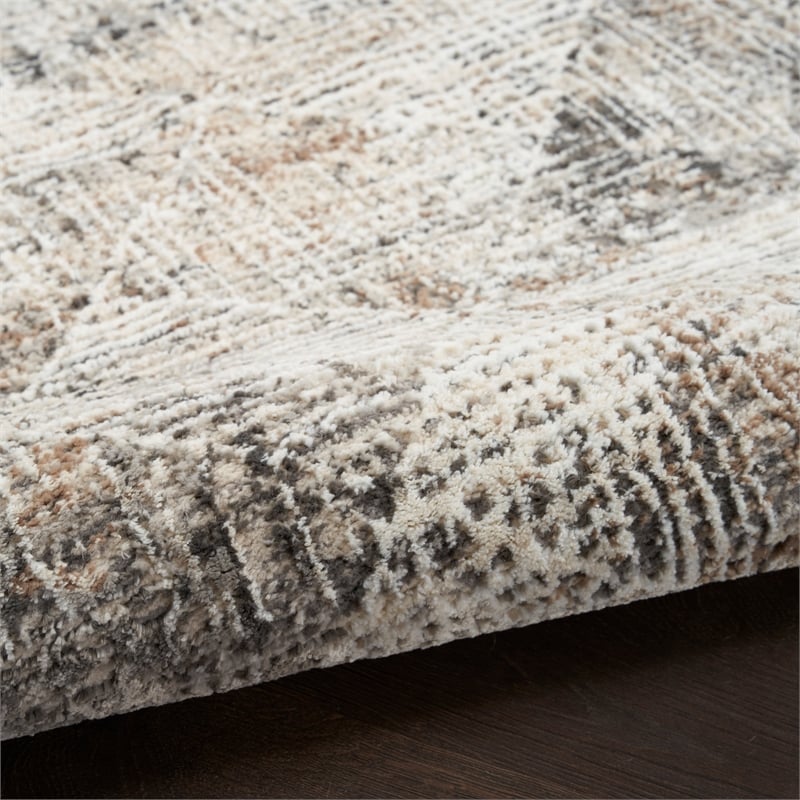 Nourison Home Eco-Friendly 8' x 10' Ivory Multicolor   Area Rug