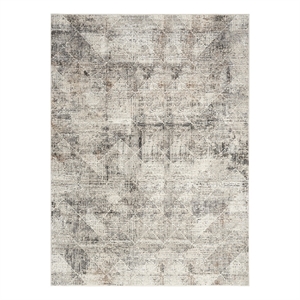Nourison Home Eco-Friendly 9' x 12' Ivory Multicolor   Area Rug