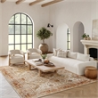 Nourison Petra 9' x 13' Ivory Multi-Color Area Rug