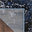 Nourison Passion 4' x 6' Light Blue Black Fabric Modern Area Rug (4' x 6')
