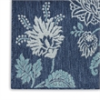 Nourison Home Garden Oasis  9' x 12' Navy   Area Rug