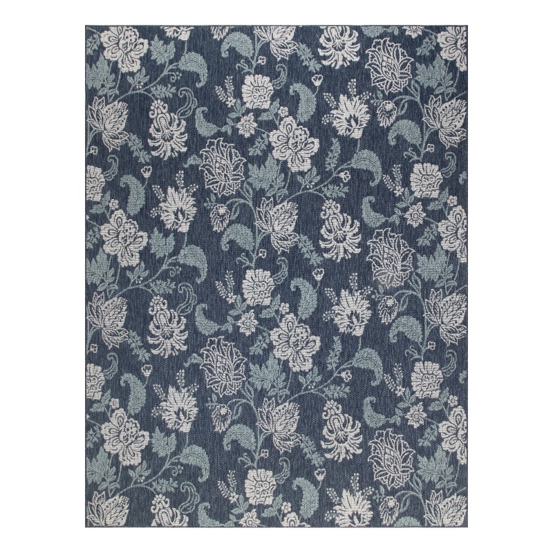 Nourison Home Garden Oasis  9' x 12' Navy   Area Rug