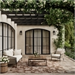 Nourison Home Garden Oasis  9' x 12' Mocha   Area Rug