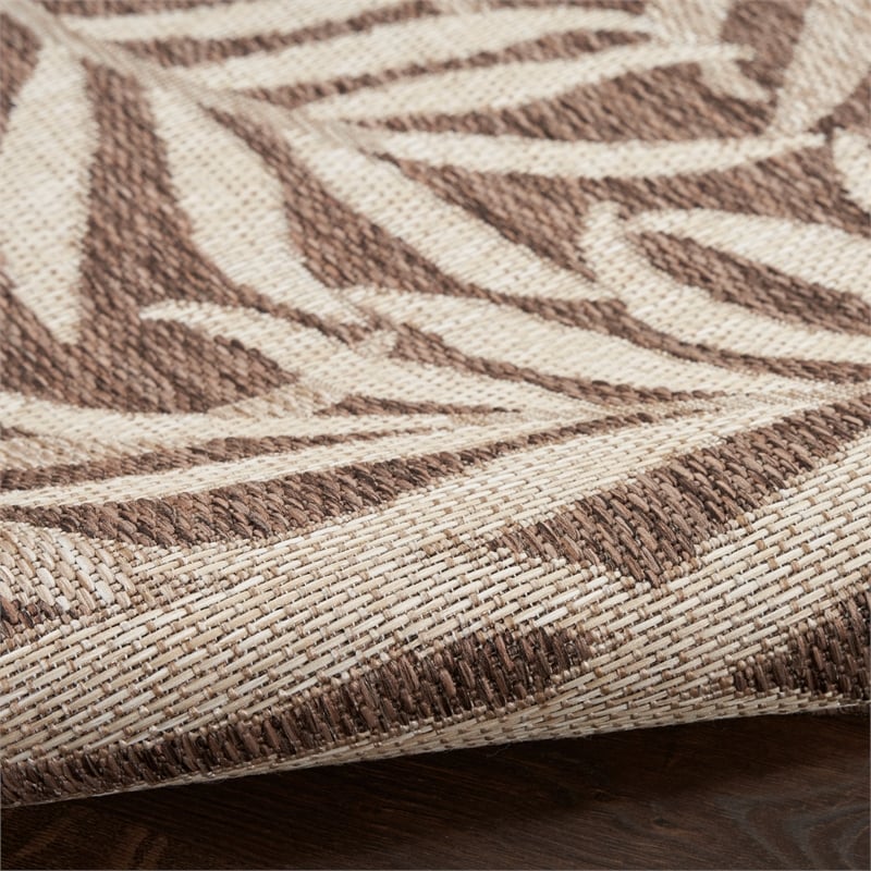 Nourison Home Garden Oasis  3' x 5' Mocha   Area Rug