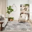 Nourison Home Garden Oasis  9' x 12' Grey   Area Rug