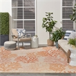 Nourison Home Garden Oasis  9' x 12' Coral   Area Rug
